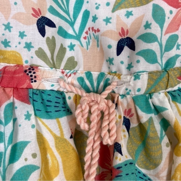 Tommy Bahama Toddler Girls Tropical Floral Sleeveless Dress Handkerchief Hem 2T - Picture 7 of 14